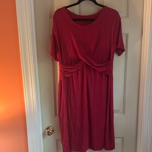 Isabel Maternity Fushia dress